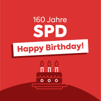 160 Jahre SPD in Deutschland. Happy Birthday!
