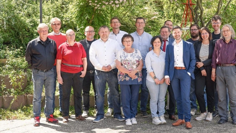 Gruppenfoto der Unterstützer unseres Bürgermeisterkandidaten